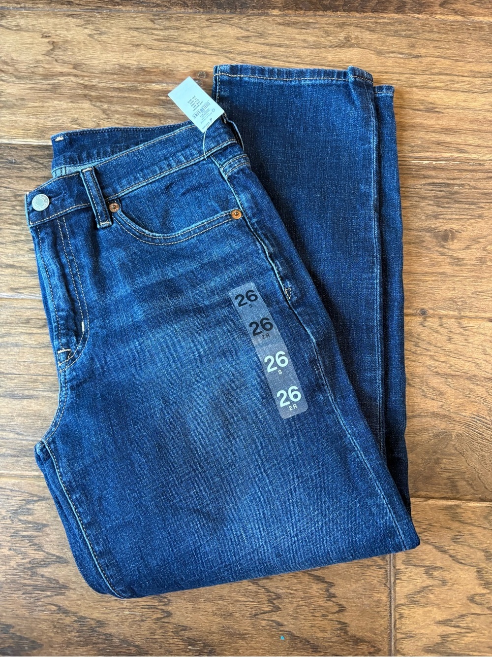 GAP Women's Straight Leg Jeans in Dark Indigo